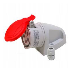Gniazdo siłowe stałeTarel G32/5  32A/5pin